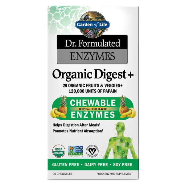 Dr. Formulated Enzymes Organic Digest+ Chewables Online now