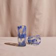 Marta Stackable Glass Blue & Clear (Set of 4) by Meso on Sale