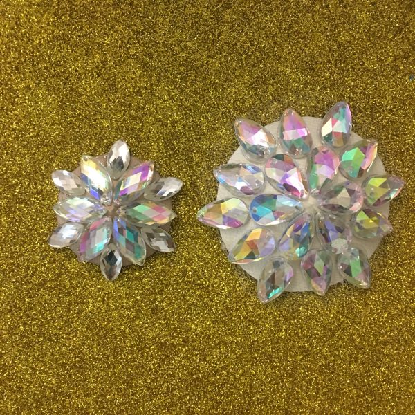 Snow flake diamond pasties For Discount