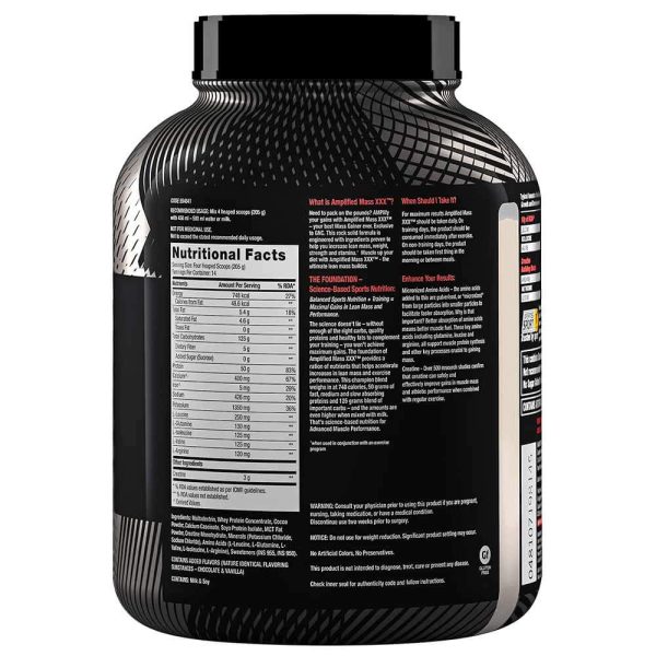 GNC Amplified Mass XXX Powder- Vanilla Cheap