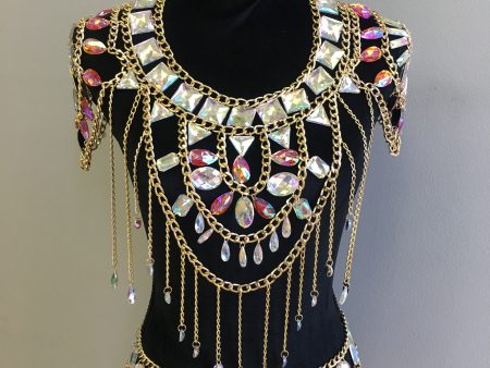 Layla Gold Chain Jewelry Top Fashion