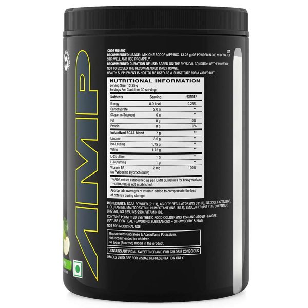 GNC AMP Gold Series BCAA Advanced- Green Apple on Sale