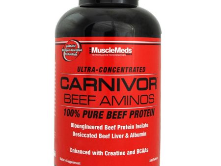 MUSCLE MEDS CARNIVOR BEEF AMINO 300 TAB Sale