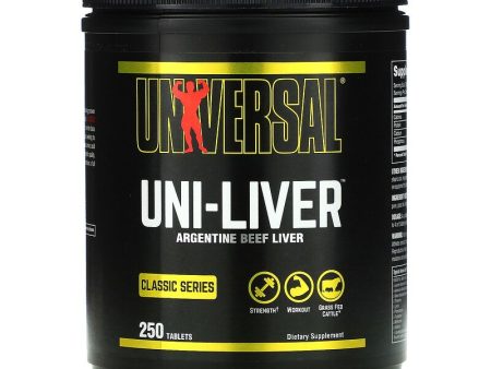 UNIVERSAL NUTRITION UNI-LIVER 250TABLETS (30GR.) Online Sale