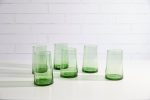 Moroccan Cone Glassware Large - Green Sale