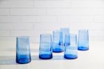 Moroccan Cone Glassware Large - Blue For Discount