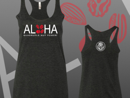 Women s Aloha Racerback Tank Hot on Sale