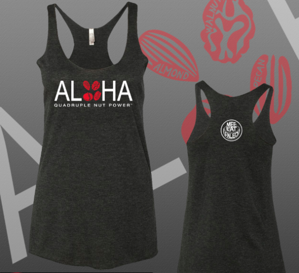 Women s Aloha Racerback Tank Hot on Sale