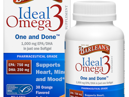 Ideal Omega3 Fish Oil Softgels, Orange Flavor (30ct 60ct) Sale