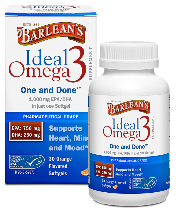 Ideal Omega3 Fish Oil Softgels, Orange Flavor (30ct 60ct) Sale