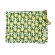 Quilted Indian Flower Printed Small Pouch Vishnu Green For Cheap