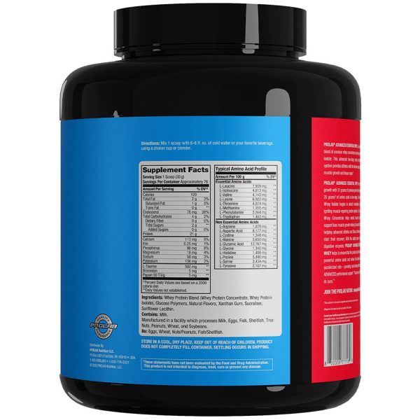 PROLAB: ADVANCED ESSENTAIAL WHEY - 5LBS VANILLA DONUT Online Hot Sale