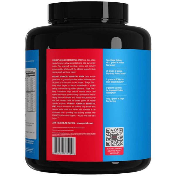 PROLAB: ADVANCED ESSENTAIAL WHEY - 5LBS VANILLA DONUT Online Hot Sale