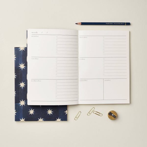 Navy Star Weekly Planner Online now