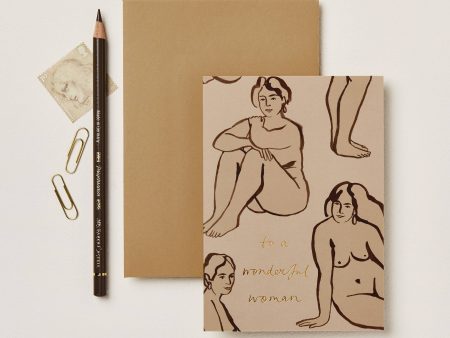 Nudes  To a Wonderful Woman  Card Fashion