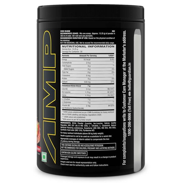 GNC AMP Gold Series BCAA Advanced- Kiwi Strawberry Sale