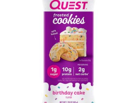 Quest Nutrition Frosted Protein Cookies - Birthday Cake (Select Size) Fashion