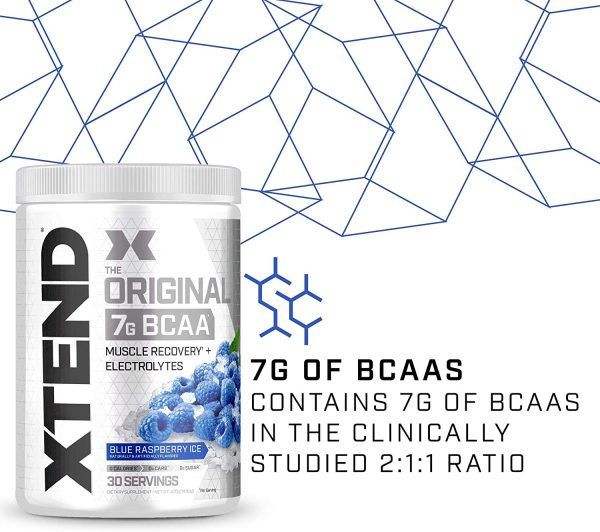 SCIVATION XTEND BCAA BLUE RASPBERRY ICE 30 SERV Online now