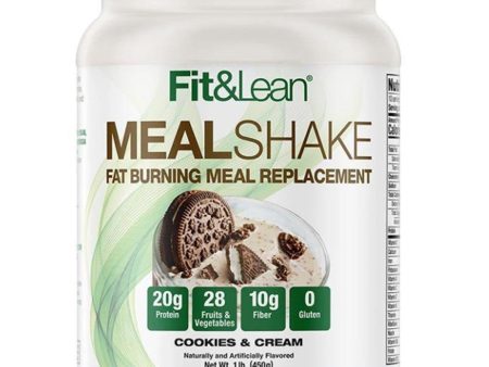 Fit & Lean Protein Fat Burning Meal Replacement Cookies and Cream For Cheap