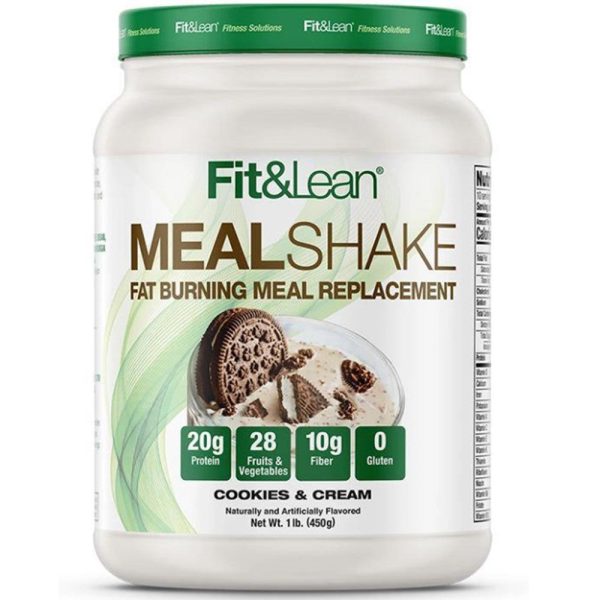 Fit & Lean Protein Fat Burning Meal Replacement Cookies and Cream For Cheap