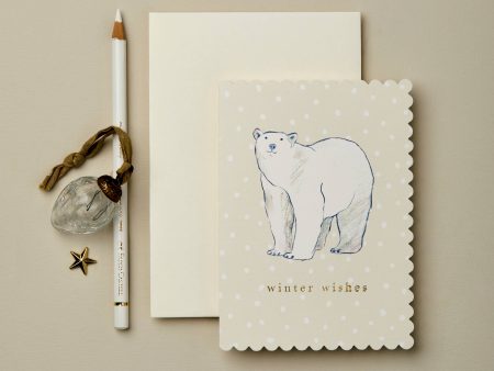 Polar Bear  Winter Wishes  For Sale