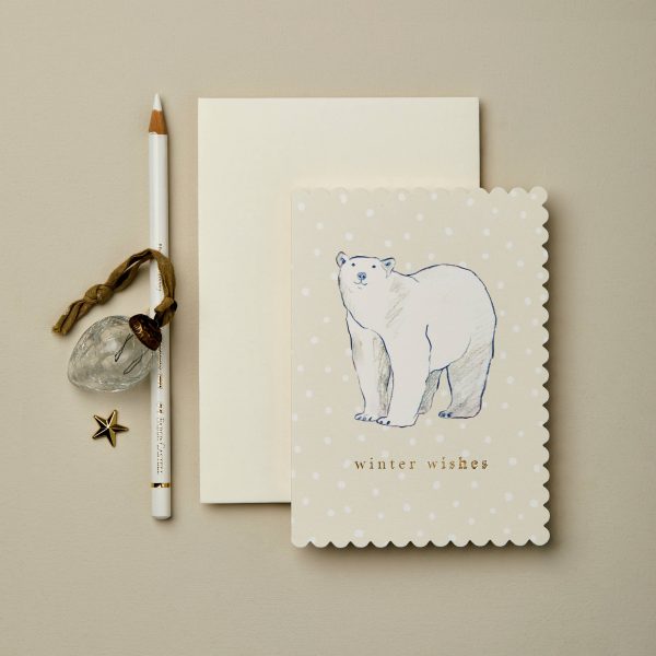 Polar Bear  Winter Wishes  For Sale