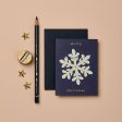 Snowflake  Merry Christmas  Mini Card For Sale