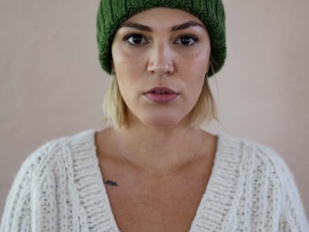 Stela Beanie- Verde Cheap