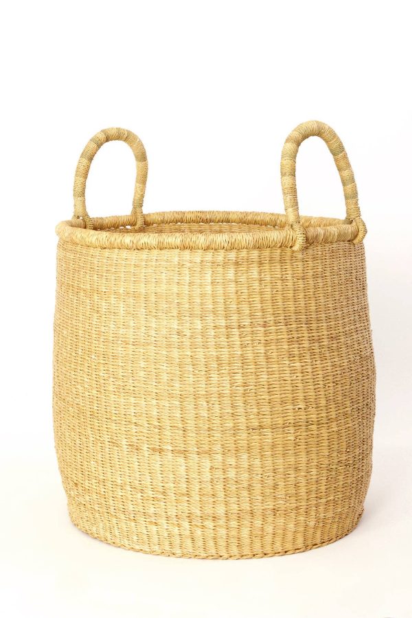 Set of Two All Natural Elephant Grass Baskets Online Sale