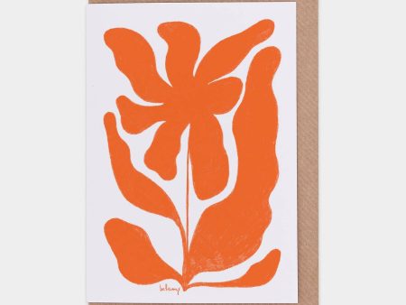 Orange Growing Greetings Card For Sale