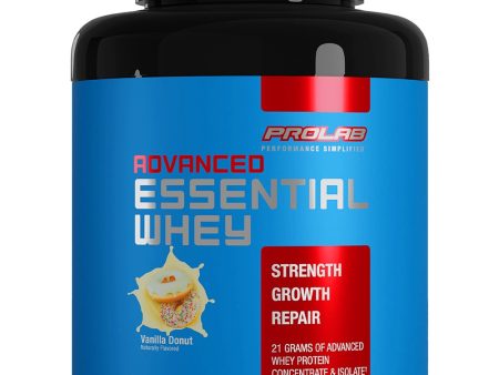 PROLAB: ADVANCED ESSENTAIAL WHEY - 5LBS VANILLA DONUT Online Hot Sale