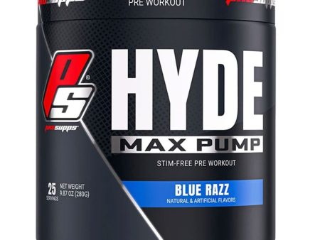 PROSUPPS HYDE MAX PUMP 25SV - BLUE RAZZ Online Hot Sale