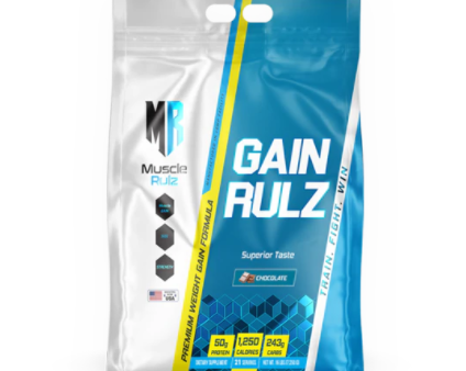 MUSCLE RULZ GAIN RULZ MASS GAINER - Chocolate For Sale