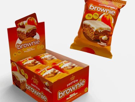 Alpha Prime - Prime Bites Protein Brownie - Glazed Pumpkin Spice (Select Size) Online Hot Sale