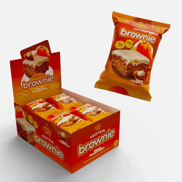 Alpha Prime - Prime Bites Protein Brownie - Glazed Pumpkin Spice (Select Size) Online Hot Sale