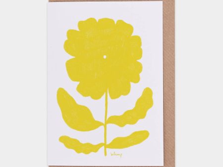 Yellow Hug Greetings Card For Cheap