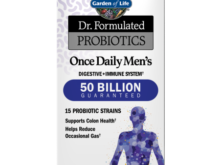 Dr. Formulated Probiotics Once Daily Men s 50 Billion CFU Supply