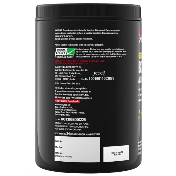 GNC AMP Gold Series BCAA Advanced - Tangy Orange Supply