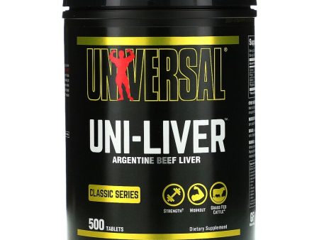 UNIVERSAL NUTRITION UNI-LIVER 500 TABLETS (30GR.) Discount